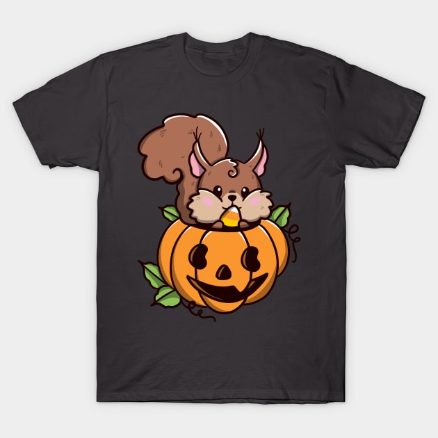 Squirrel halloween T-Shirt by Jurassic Ink